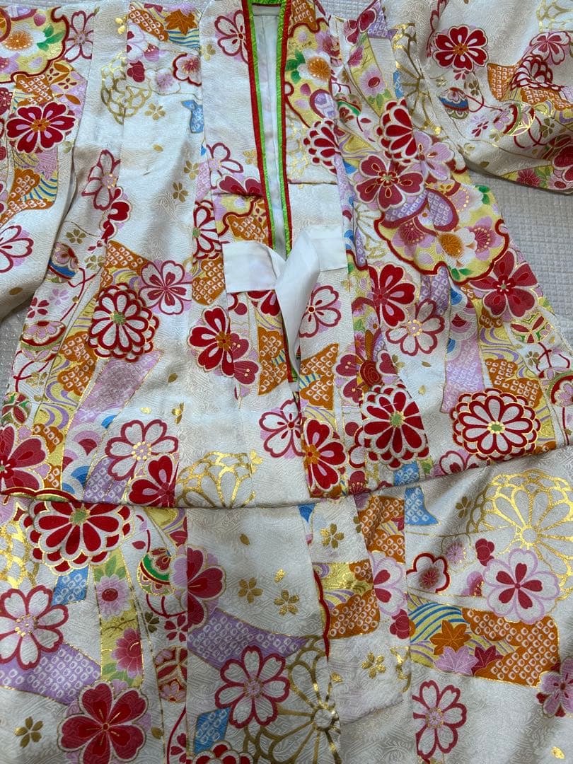 花ひめ 七五三 3歳　着物 被布 正絹 セット