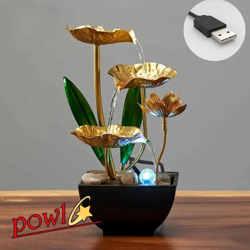 リビングや寝室等に室内噴水自動加湿器にもなりますが基本的に開運です水の置物リラク