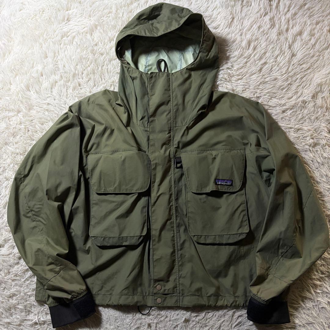 希少■patagonia Deep Wading Jacket オリーブ　M