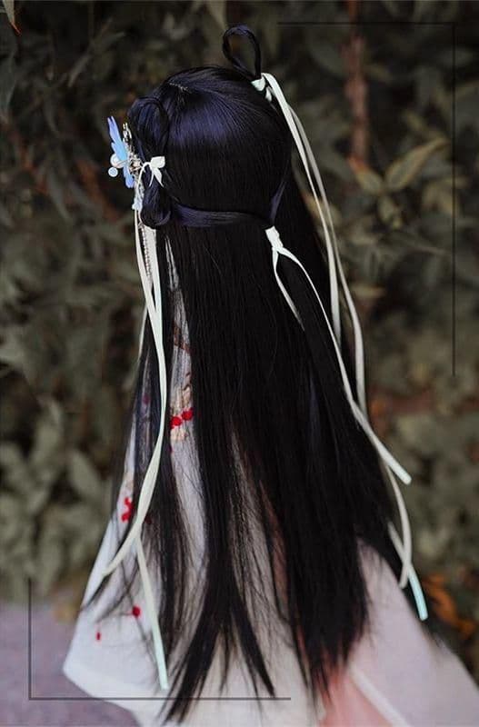 AX55 BJD 1/3 人形 ドール　用ウィッグ カツラ 耐熱 ハンドメイド