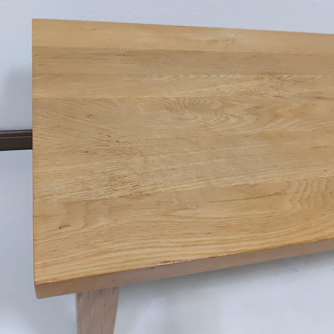 無印良品 オーク材 ローテーブル 引き出し 木製 ナチュラル 文机 デスク