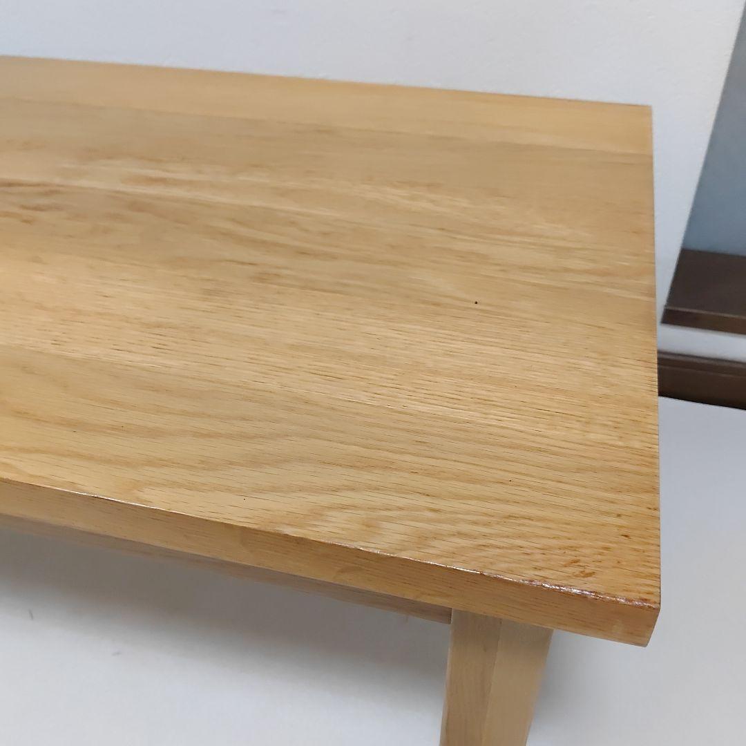 無印良品 オーク材 ローテーブル 引き出し 木製 ナチュラル 文机 デスク