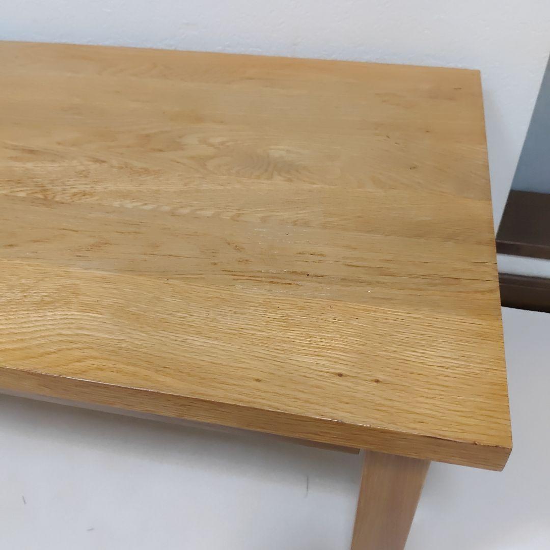 無印良品 オーク材 ローテーブル 引き出し 木製 ナチュラル 文机 デスク