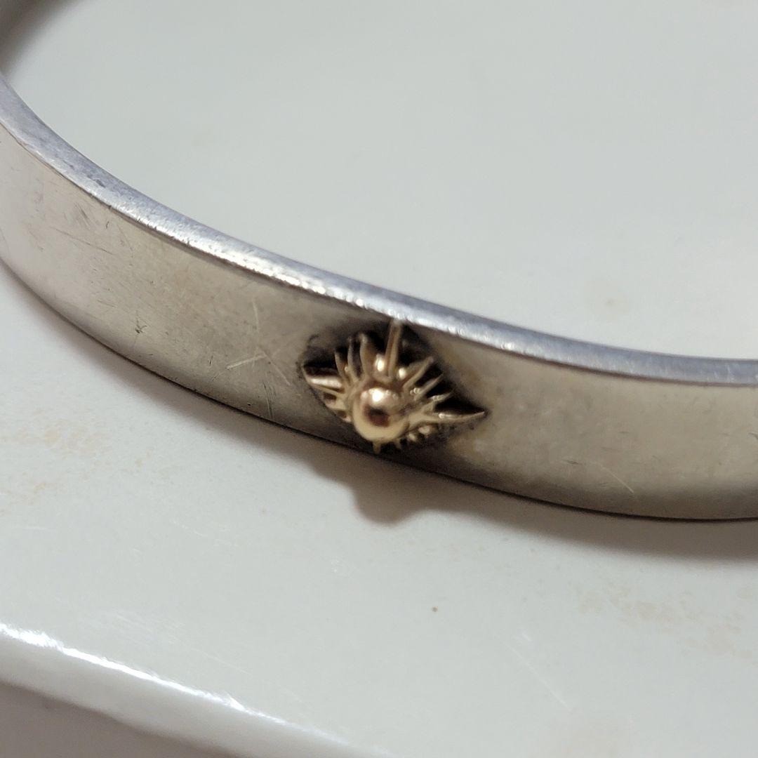 税込41,580円 アリゾナフリーダム 太陽神 K18 シルバーバングル