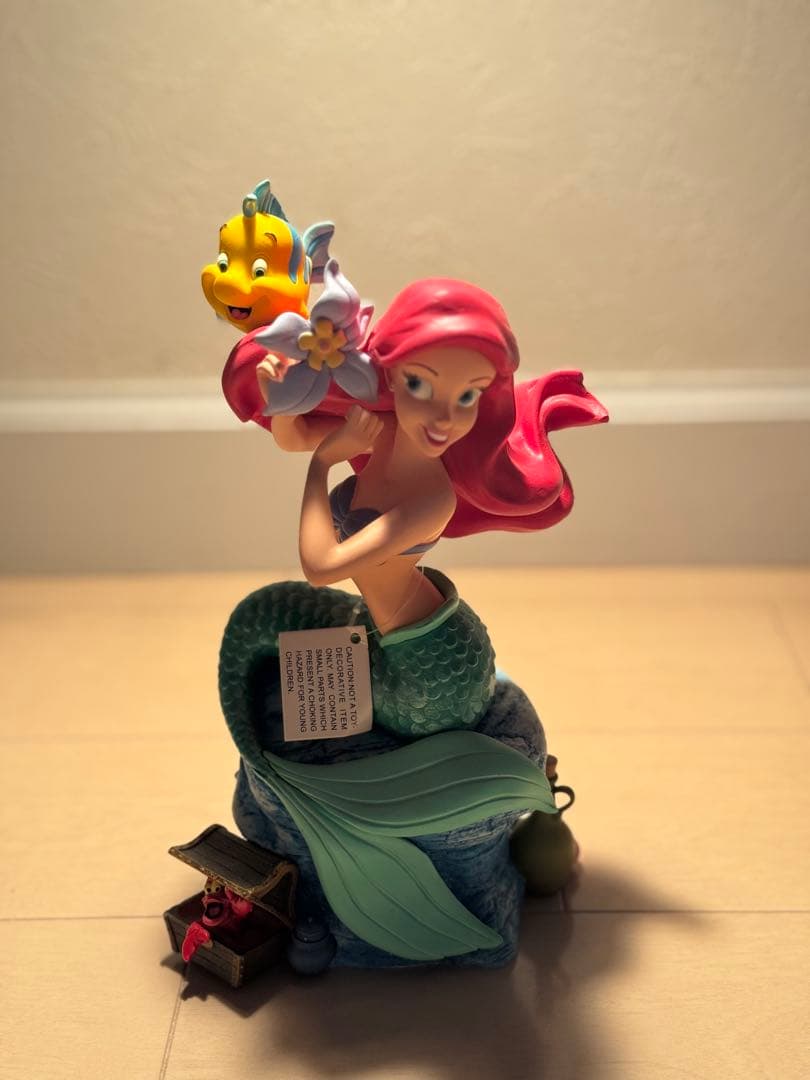 【激レア★海外パーク品★タグ付き】アリエル　オルゴール 置物　フィギュア