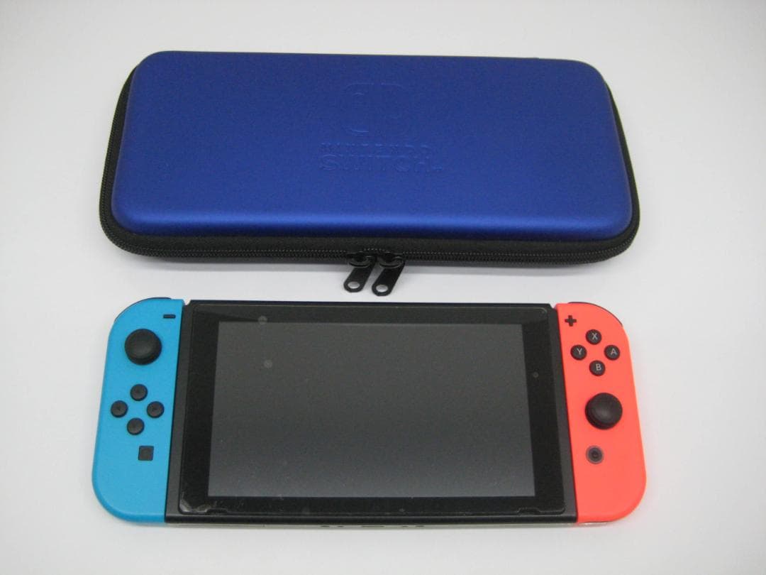 値下げ　Nintendo Switch 本体 青/赤 ケース付き