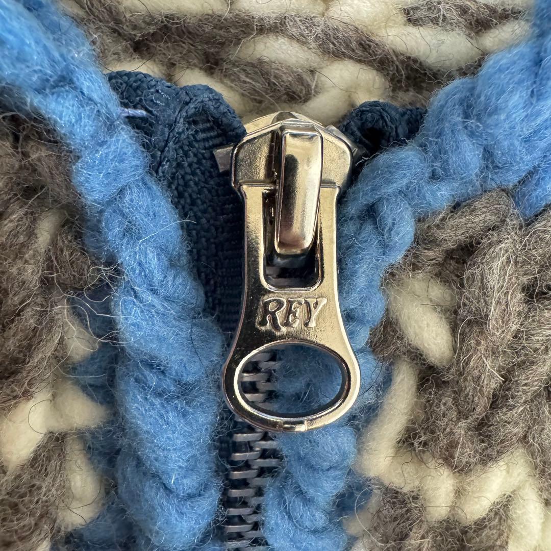 美品 RHC ロンハーマン カウチンニット ブルー ジャケット セーター