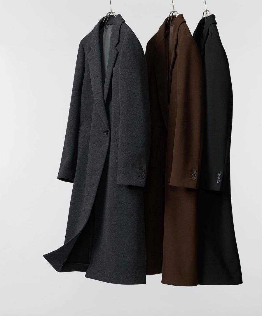 UNIQLO C ロングコート　黒　XL 2025