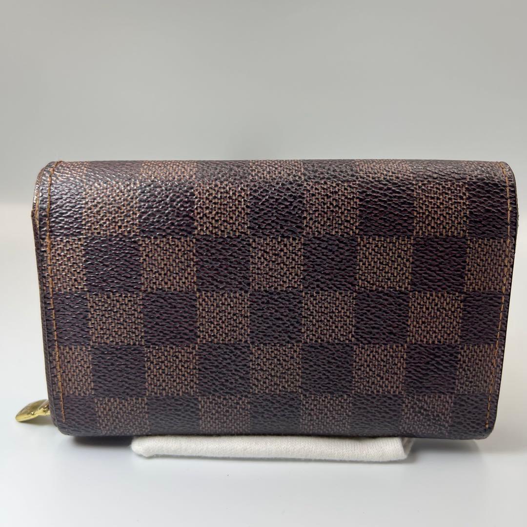 Louis Vuittonルイヴィトン ダミエ 二つ折り財布コンパクトウォレット