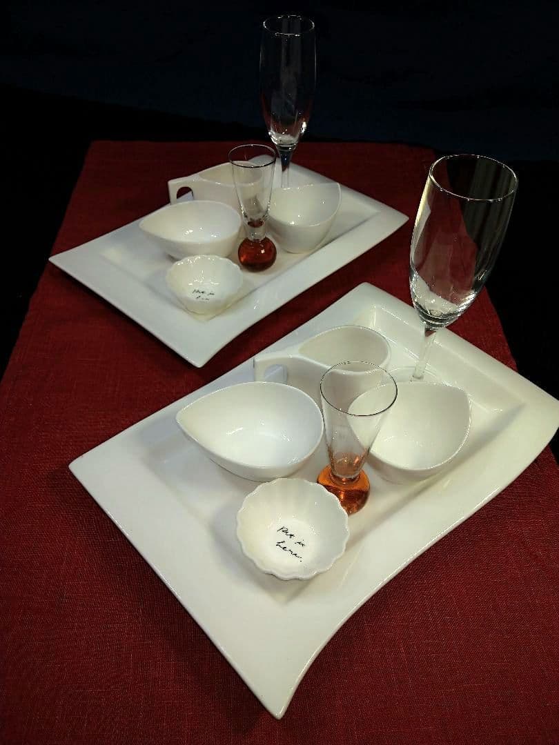 ★最高の素敵な演出♥【非売品】ディスプレイ♥オリジナルパーティ演出７皿2セット