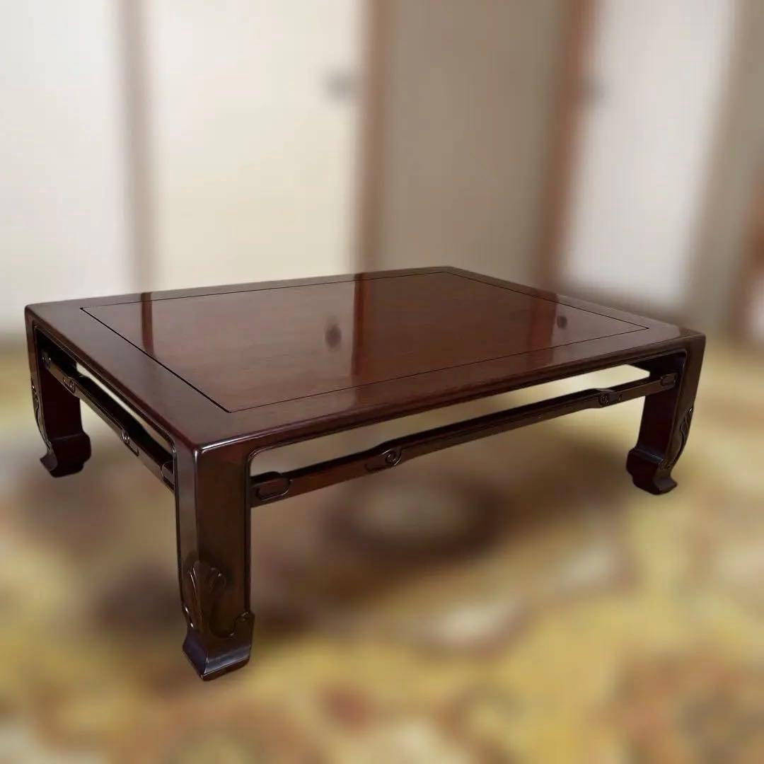 木製装飾座卓 長方形