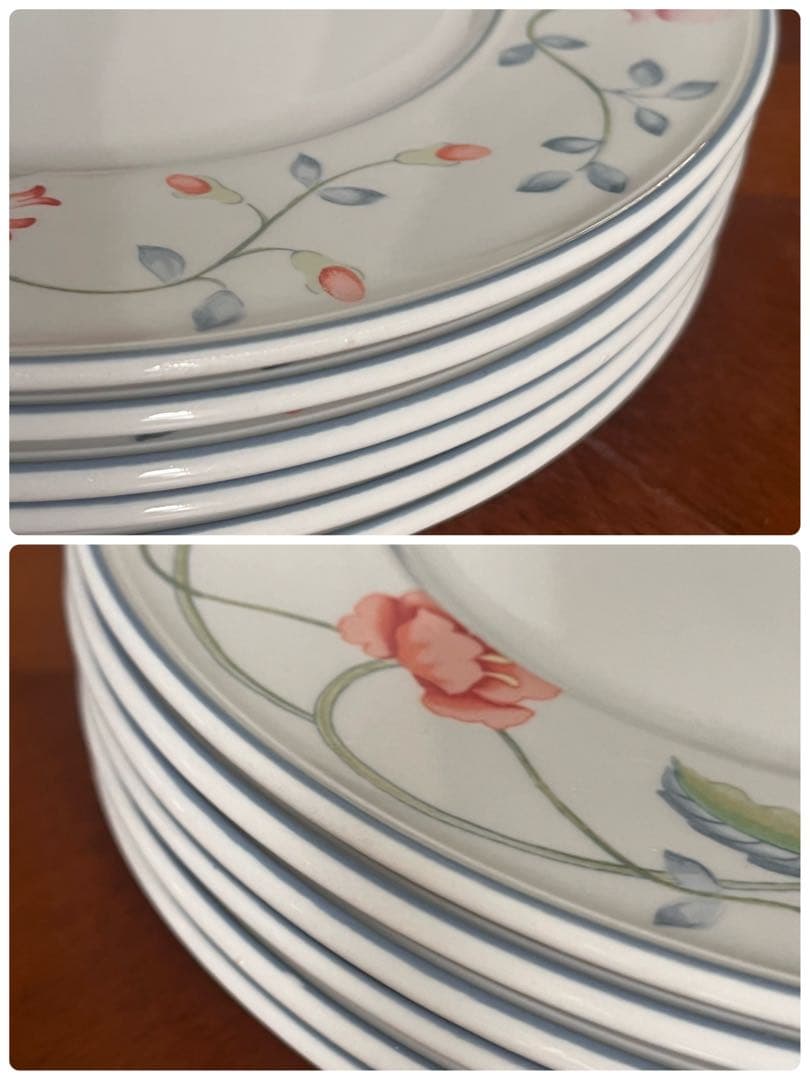 【ドイツビンテージ】ビレロイ＆ボッホ★アルベルティーナ★デザート皿　4枚