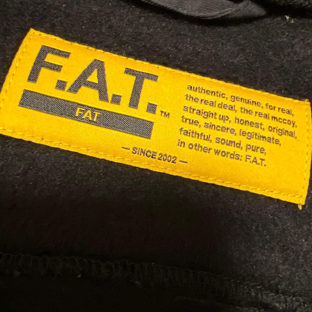 美品FAT BEAVEGAN ブラックカーディガン