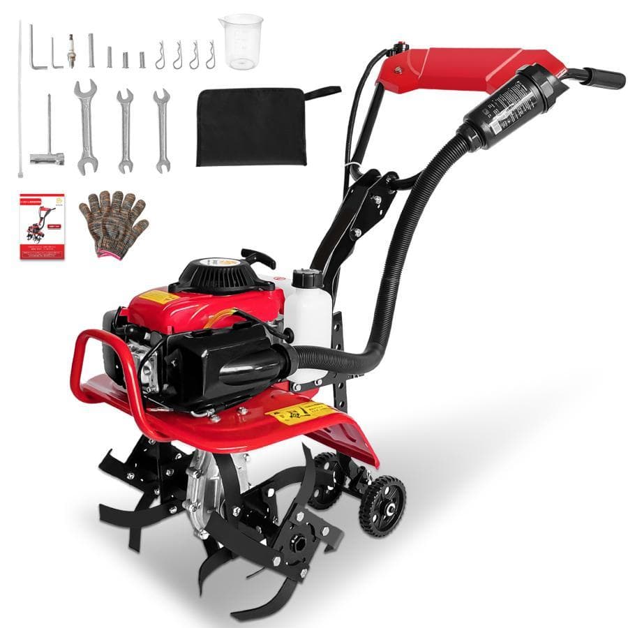 エンジン式耕運機 手押し耕うん機 排気量55cc耕幅：38cm耕深10-25cm