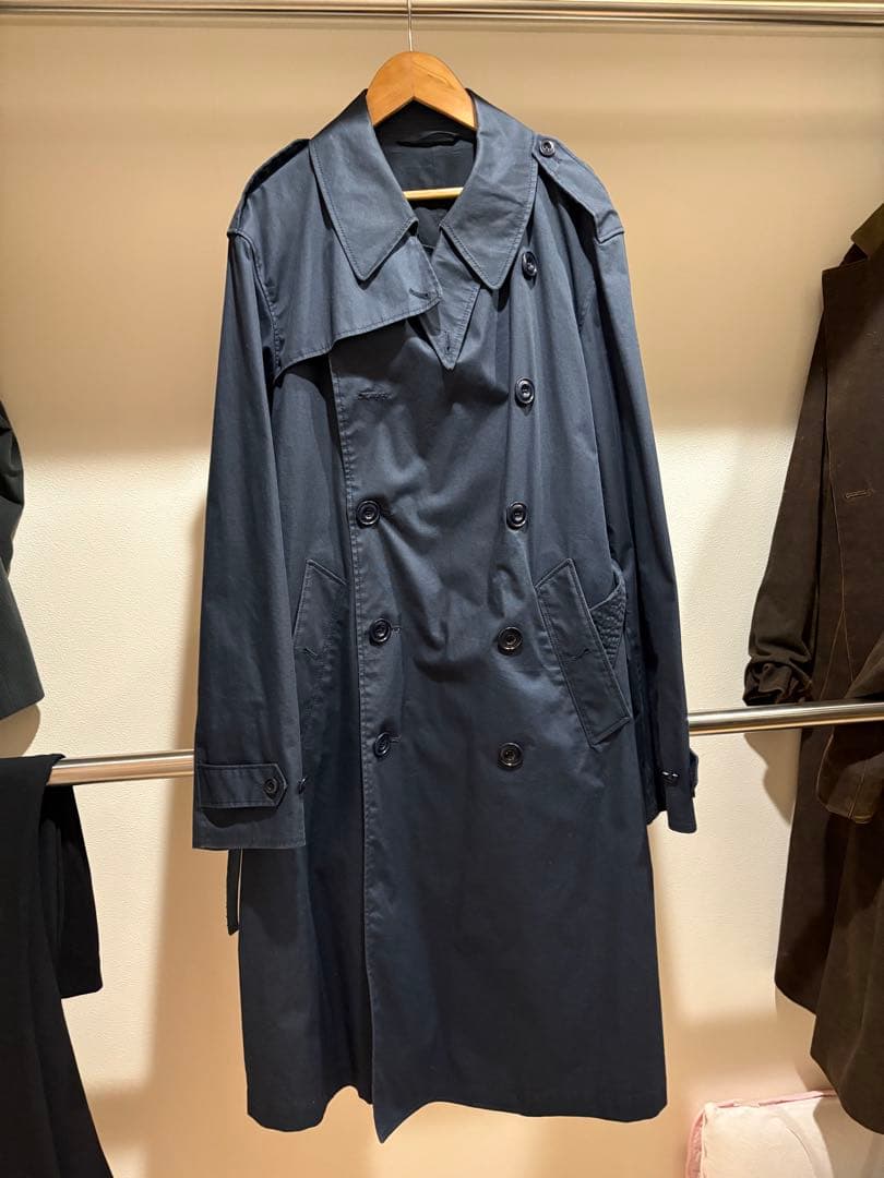【美品】LEMAIRE ネイビー トレンチコート