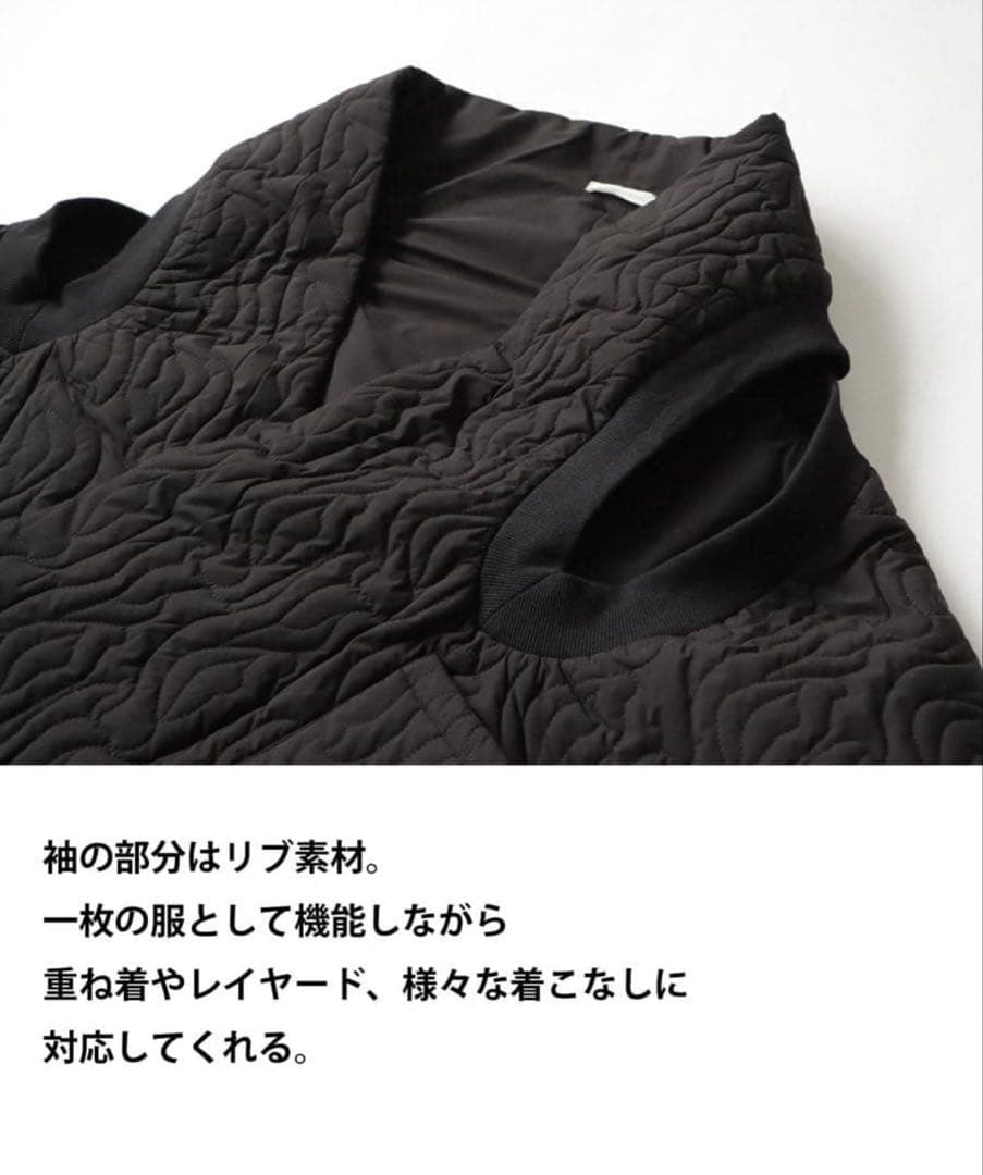 新品⭐︎antiqua ピーチスキンキルティングロング丈ベスト