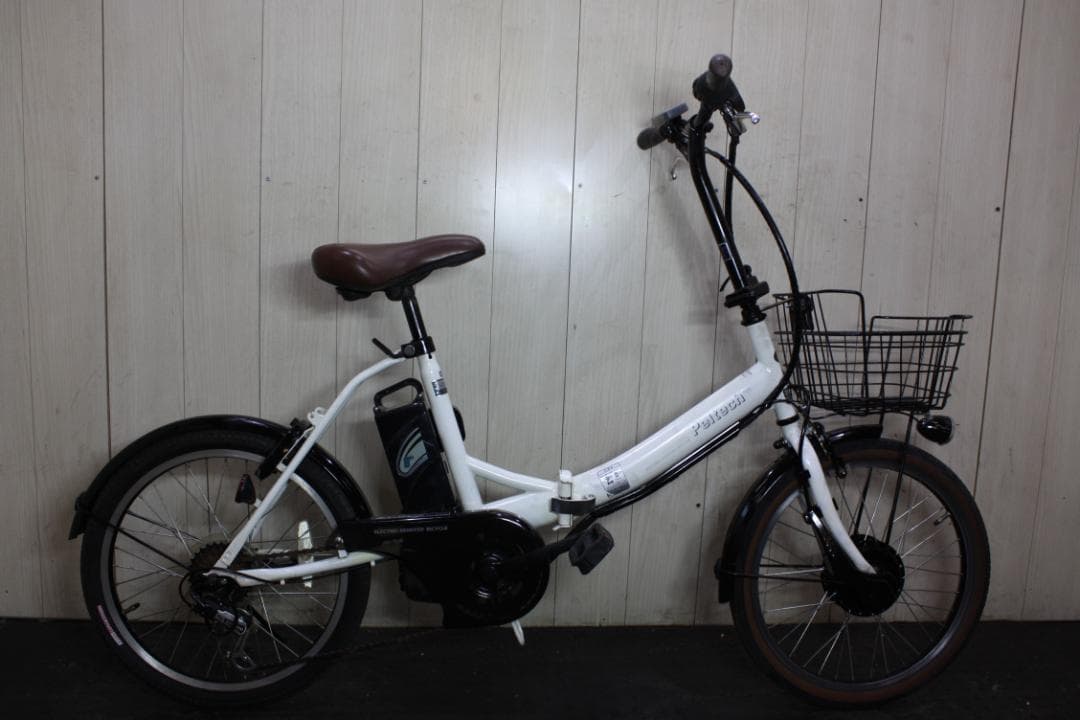 PELTECH ペルテック TDN-206 20型 6速 6AH折り畳み電動 白