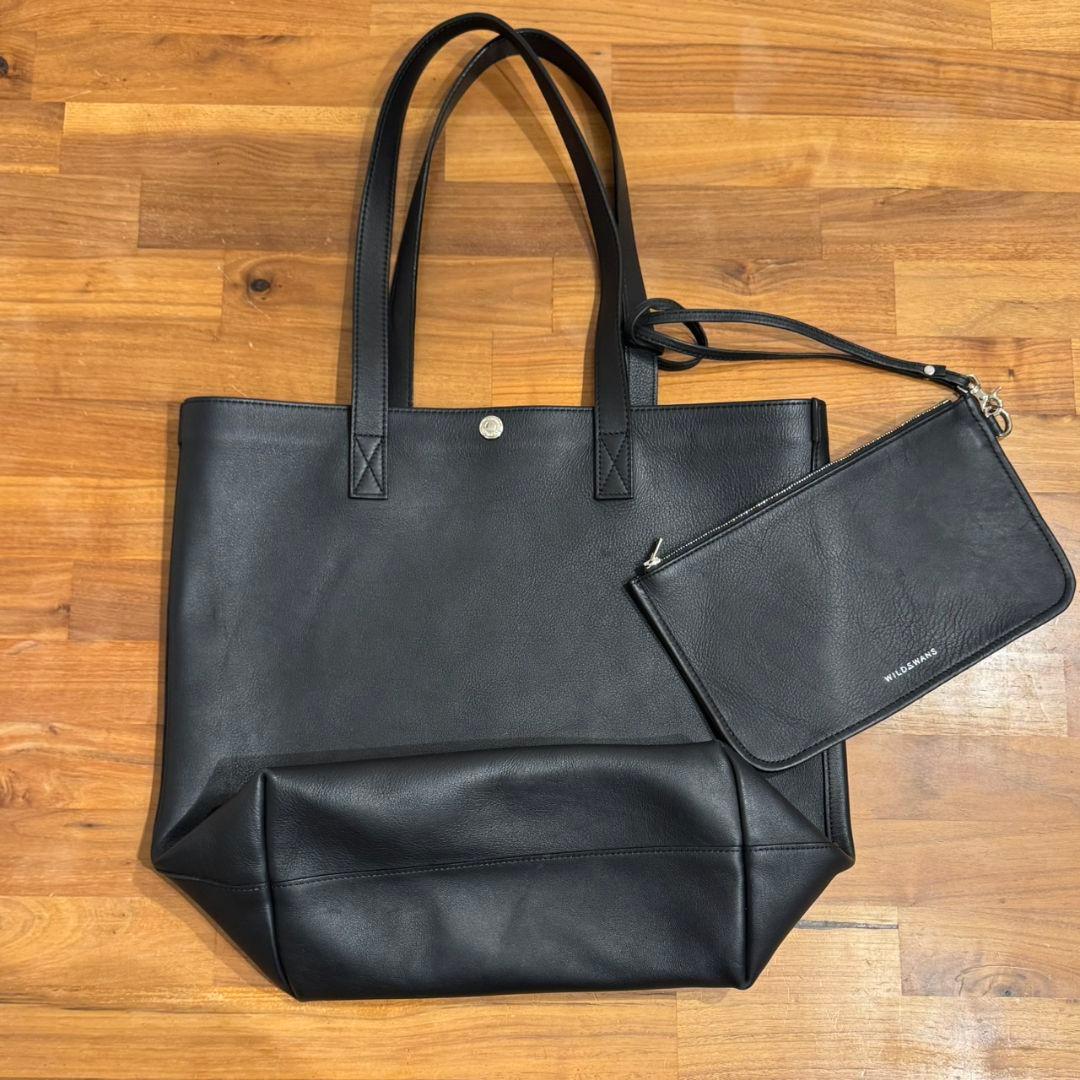 ワイルドスワンズ LIBERO トート ブラック 美品