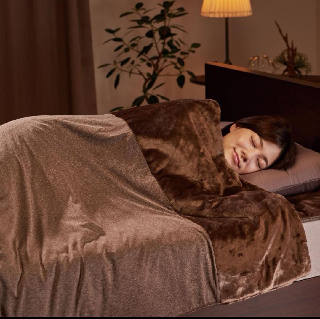✨大特価✨ブラウン 毛布 布団カバー 150×210cm Ｓ シングル