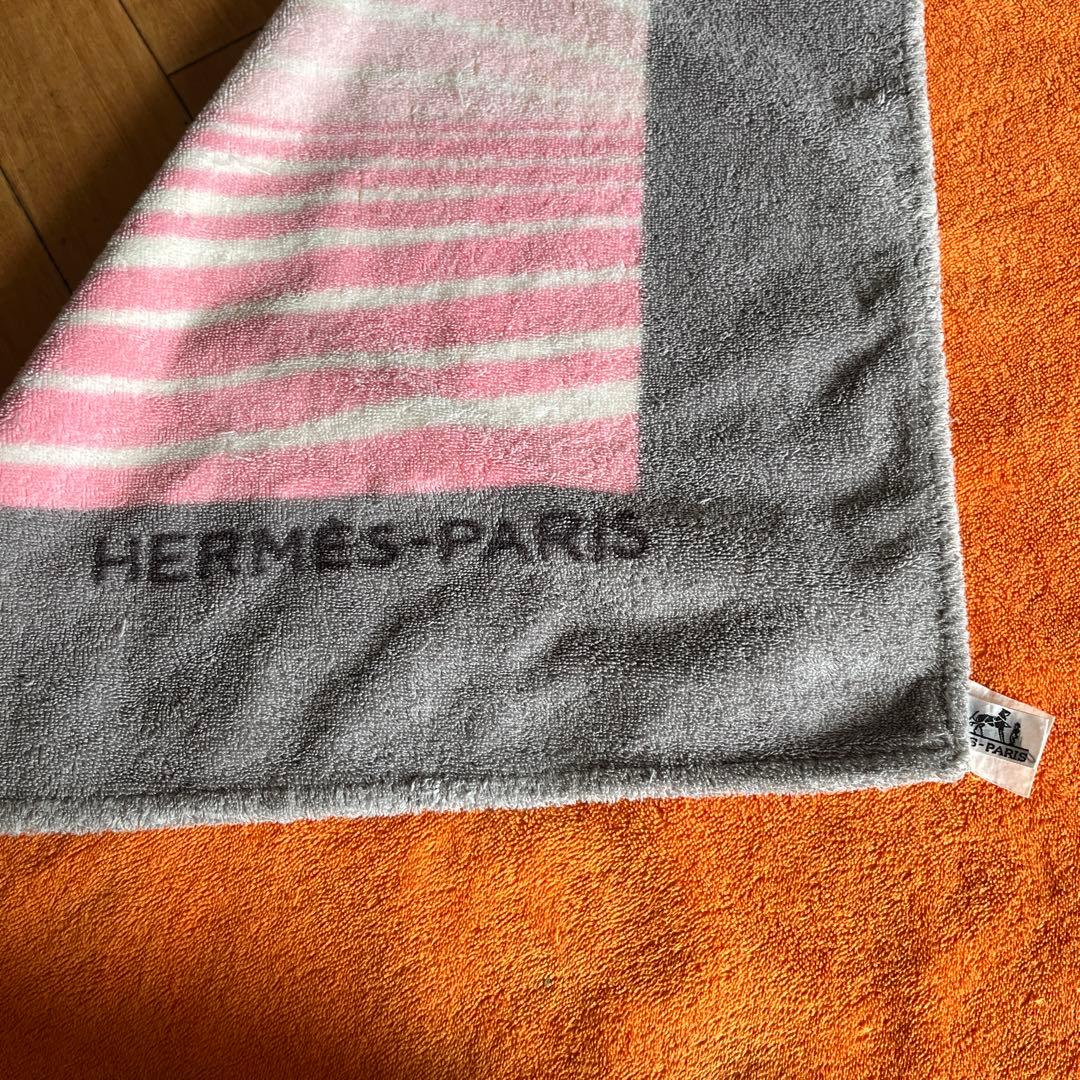 ブランドエルメス大判タオル