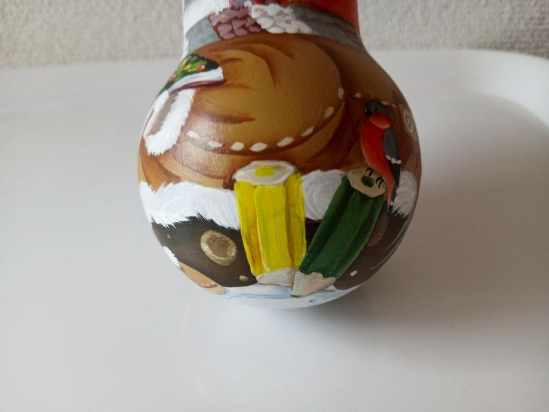 【CBT110】10cm級 おきあがりこぼし(大) スベトラーナ ぼんぼりねこ