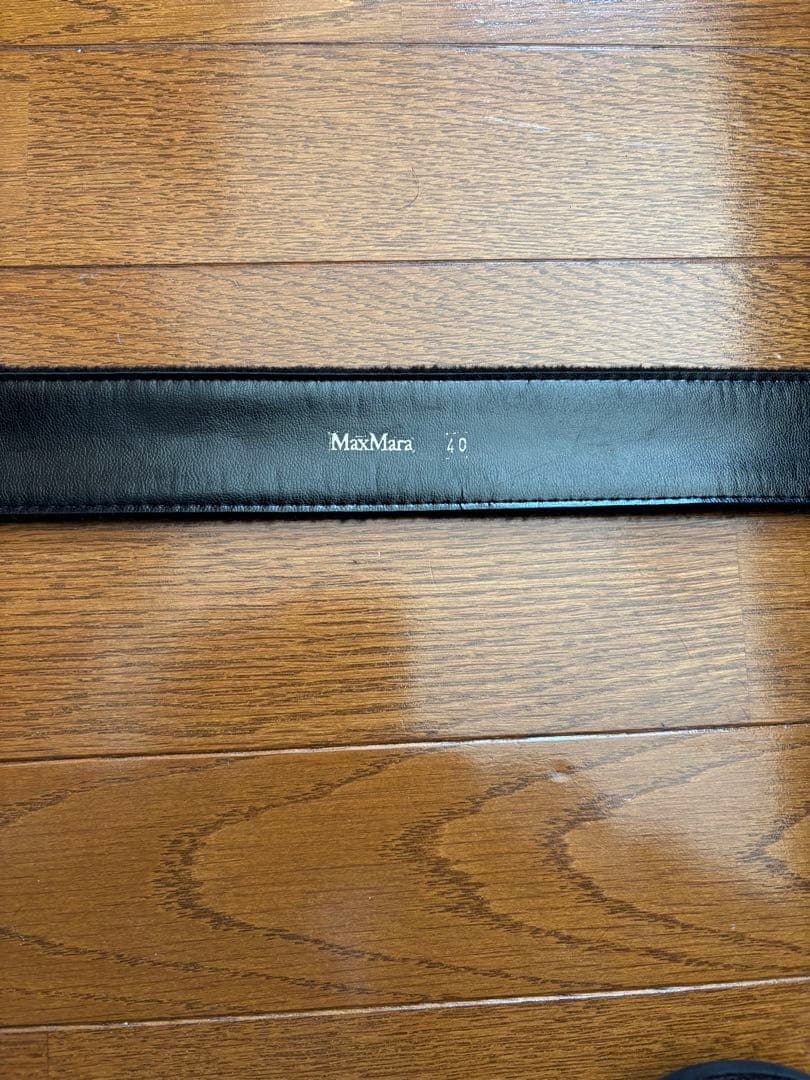 お値引き❣️マックスマーラ　バージンウール黒ダブルロングコート