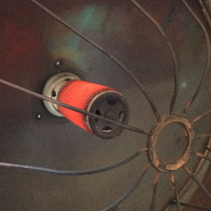 【最終価格】超珍品　昭和レトロ　松下電器反射式電気ストーブ1号機　稼働品