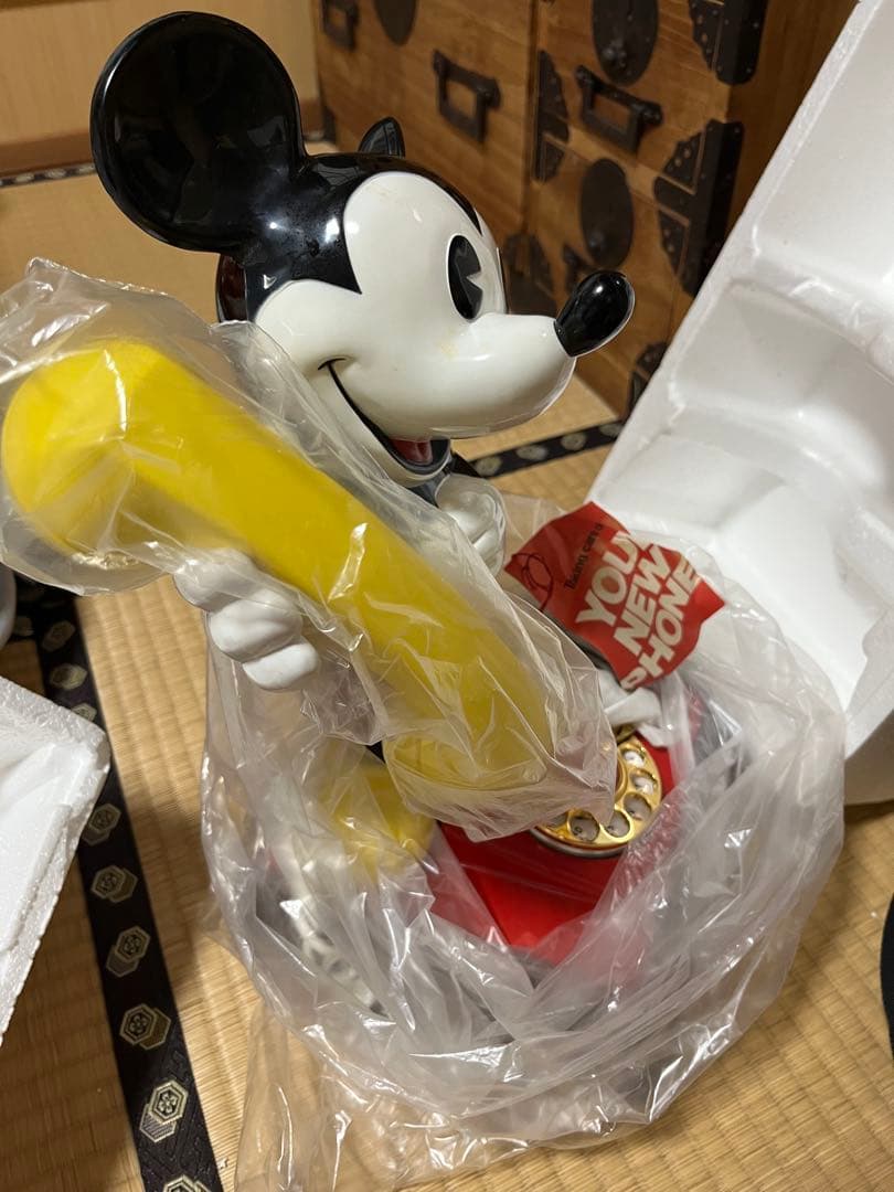 ミッキーマウス ダイヤル式アナログ電話
