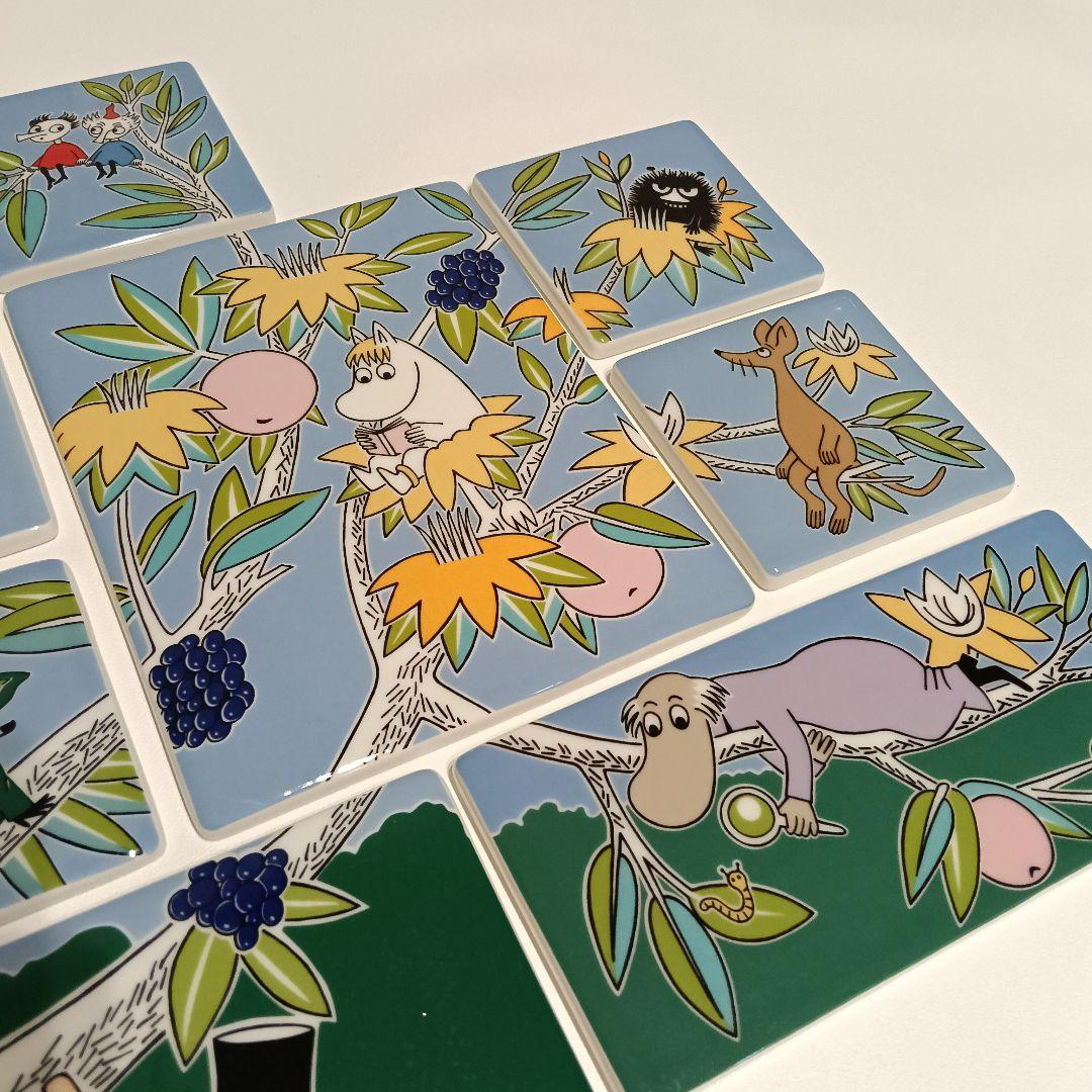 アラビア コンプリート 13枚セット ムーミン デコツリー タイル 希少 レア