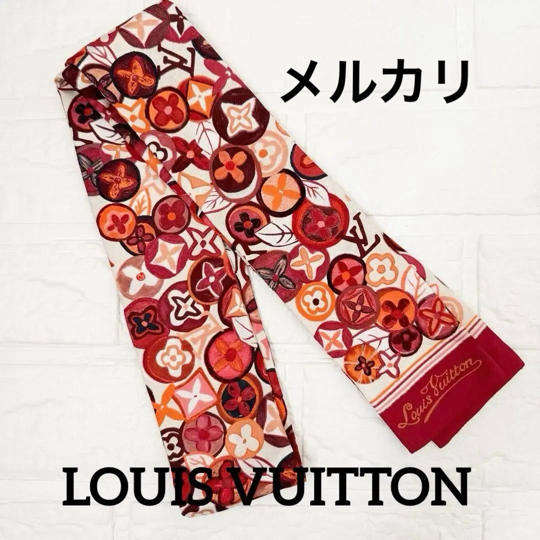 【極美品】ルイヴィトンLOUIS VUITTONバンドースカーフ　マルチカラー