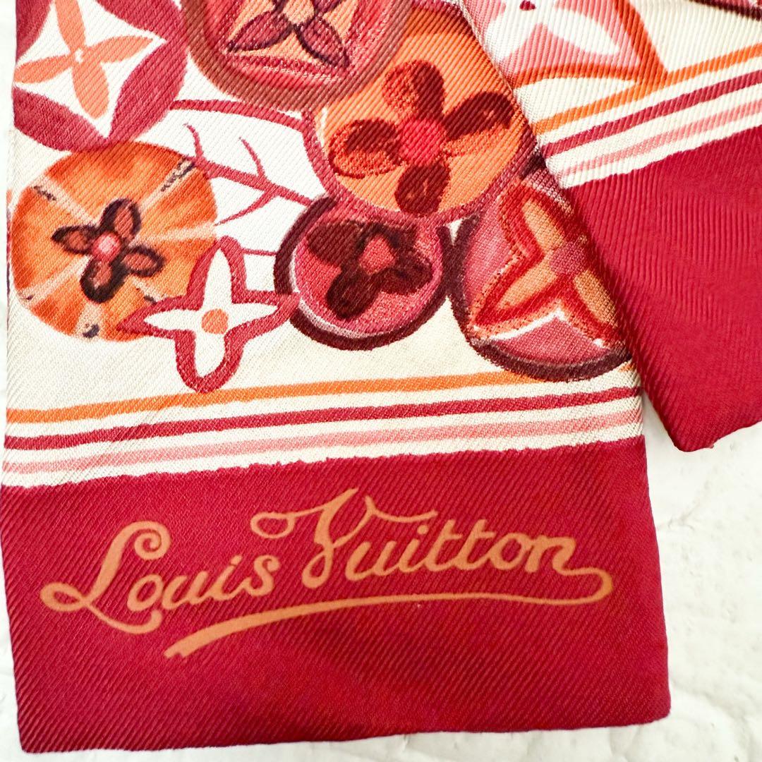 【極美品】ルイヴィトンLOUIS VUITTONバンドースカーフ　マルチカラー