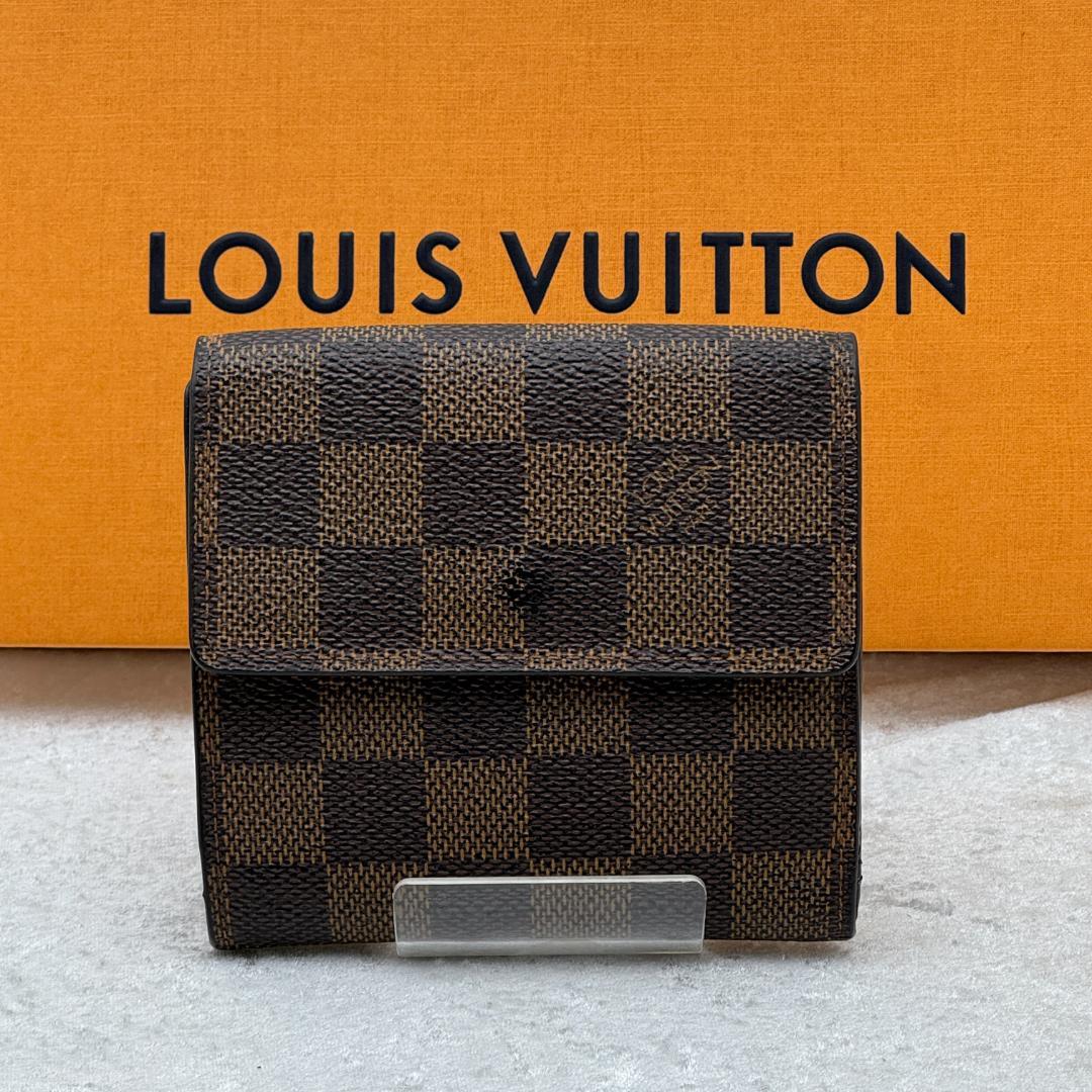 ルイヴィトン ダミエ ポルトフォイユ エリーズ Wホック 財布