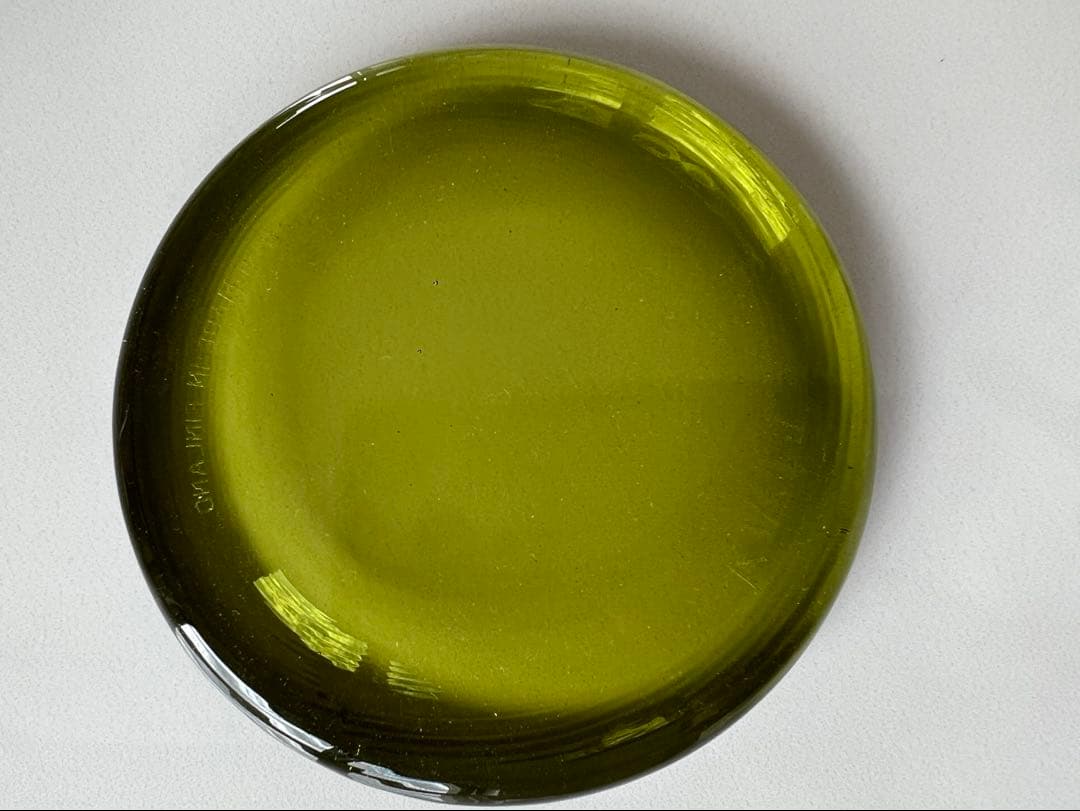  丸型ガラス小皿