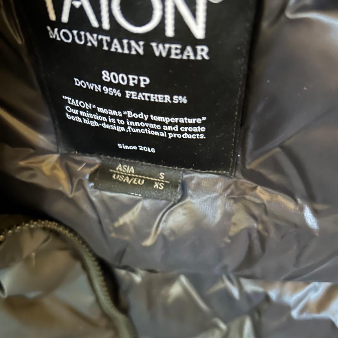 【美品】TAION×fredy emue ボリュームダウンコート Black S