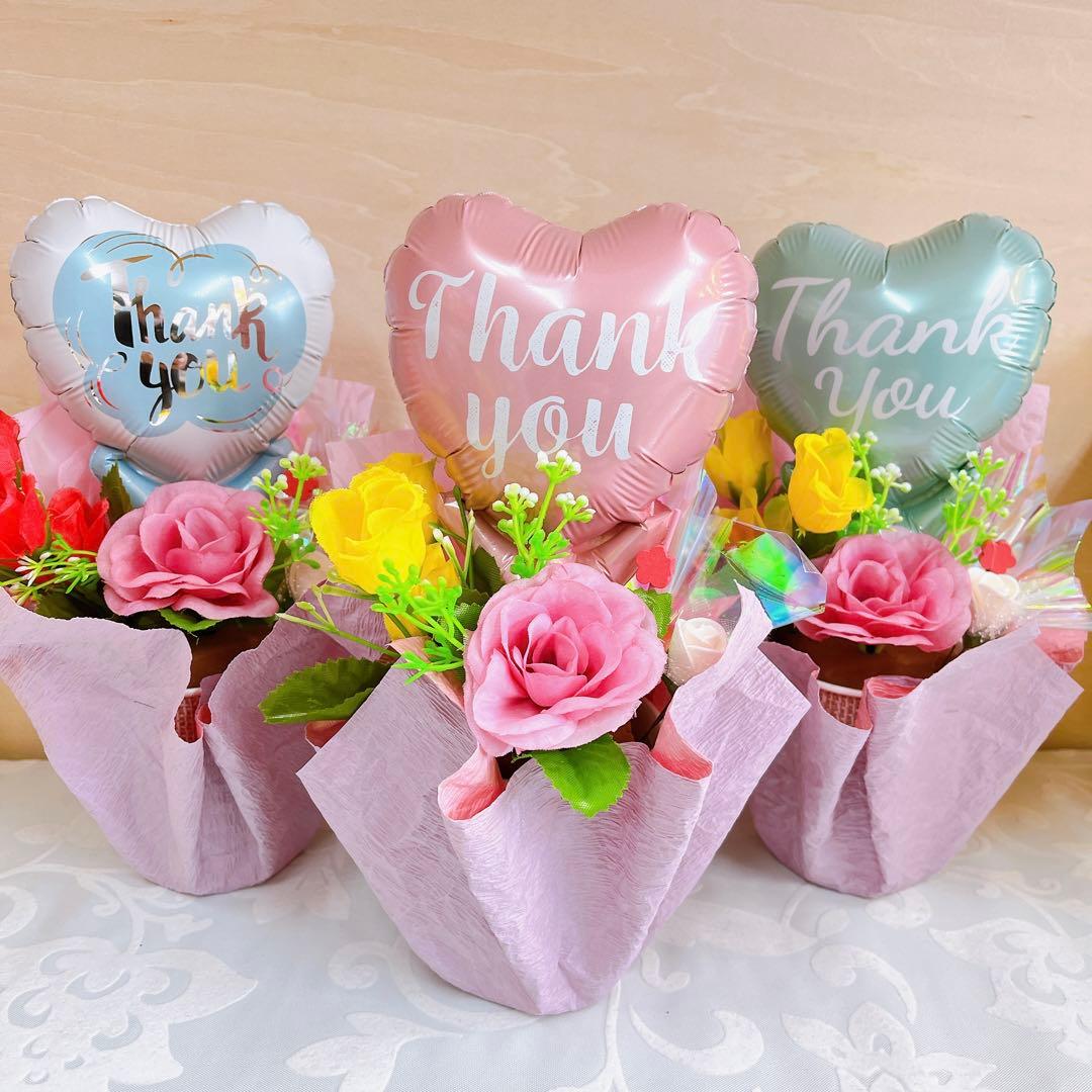 卒業式　ブーケ 卒業祝い　お菓子ブーケ　バルーンブーケ誕生日　花束　オーロラ