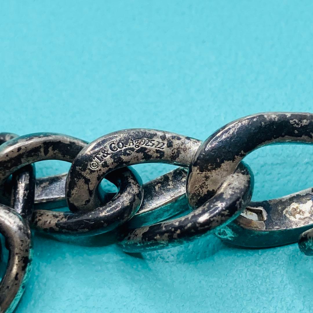 極美品✨ ティファニー ブレスレット フォージ ミディアム いぶし AG925