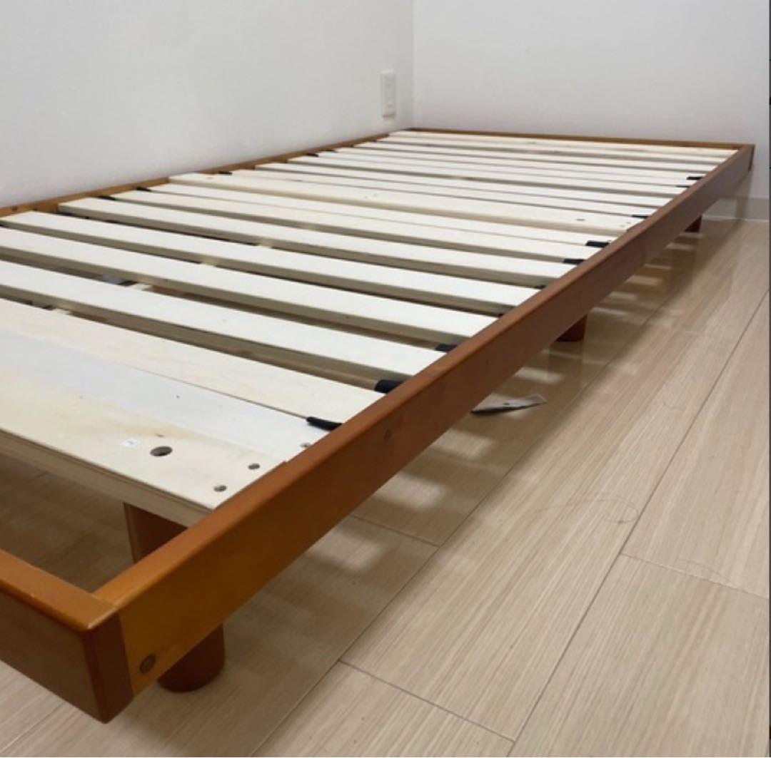 木製シングルサイズすのこベッド