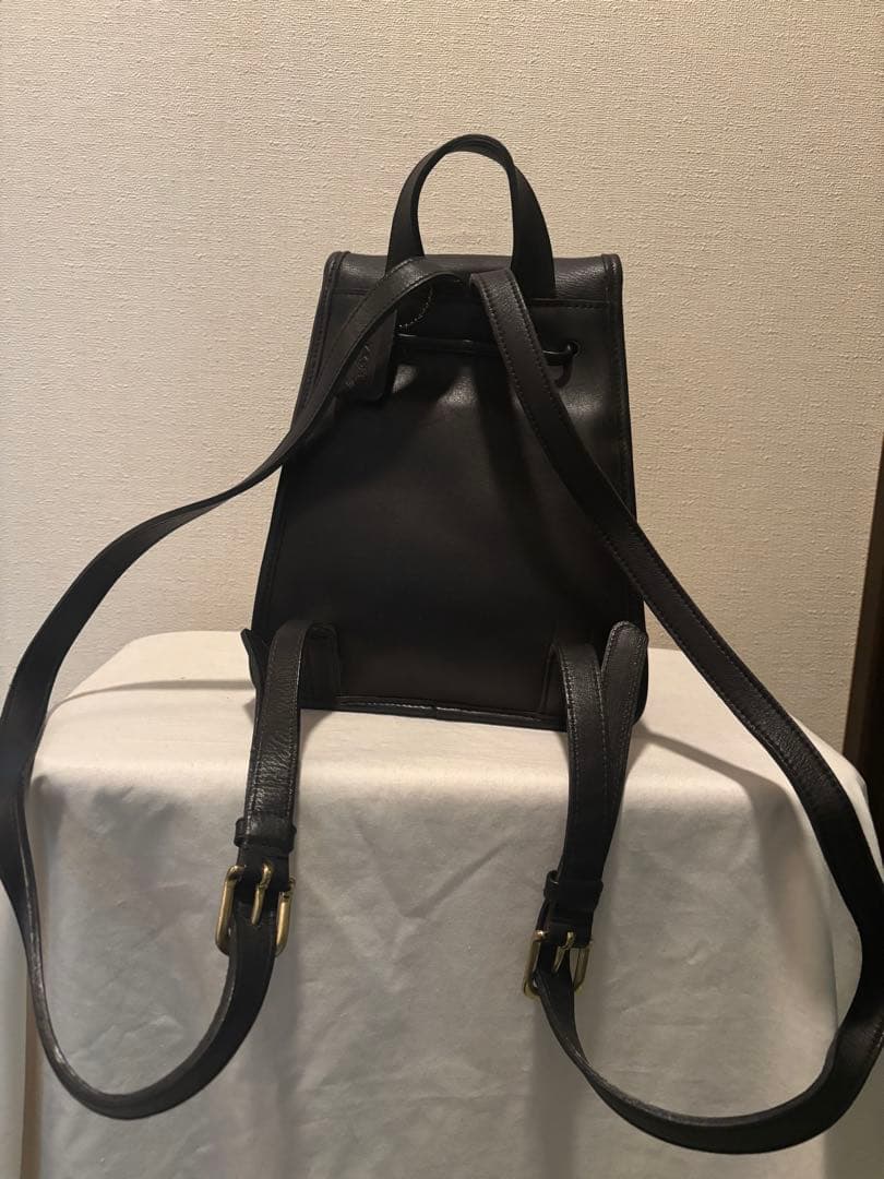 COACH コーチ　黒レザー　ミニリュック　未使用美品