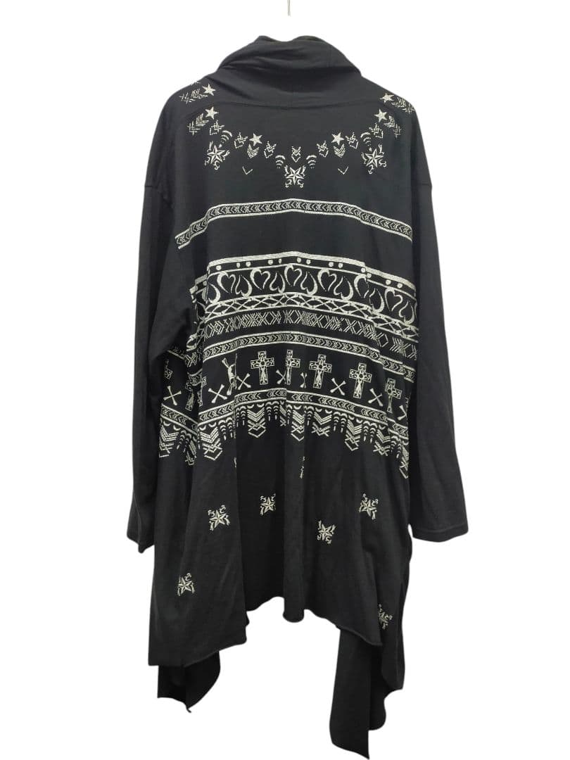 鬼レア　Roen　DRAPE NORDIC CARDIGAN　ブラック