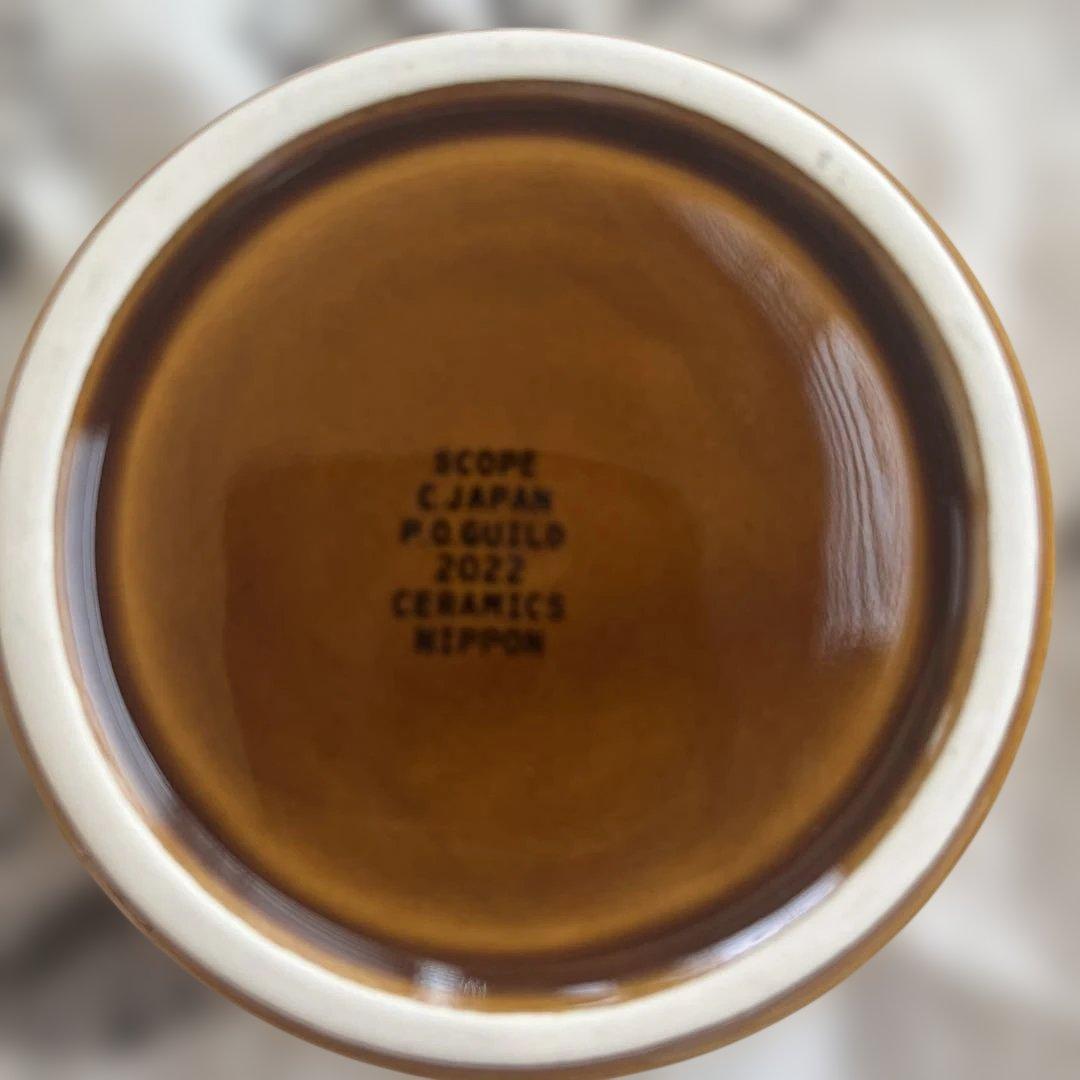 scopeキャニスター125mm グレー＆ブラウン　廃番商品　シュガー　ソルト