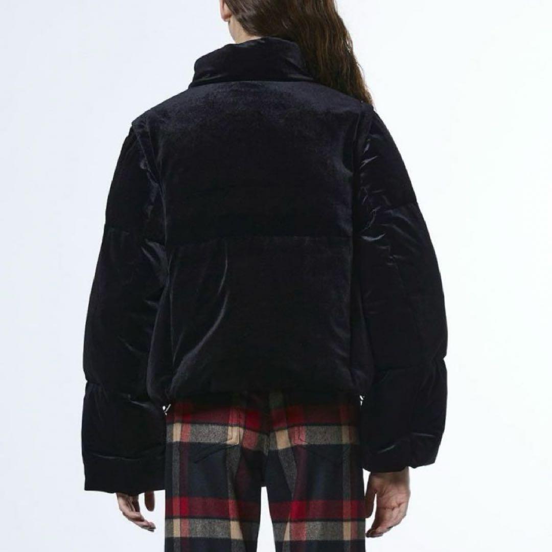 【新品】ダブルスタンダードクロージング 2WAY ベロアダウンジャケット