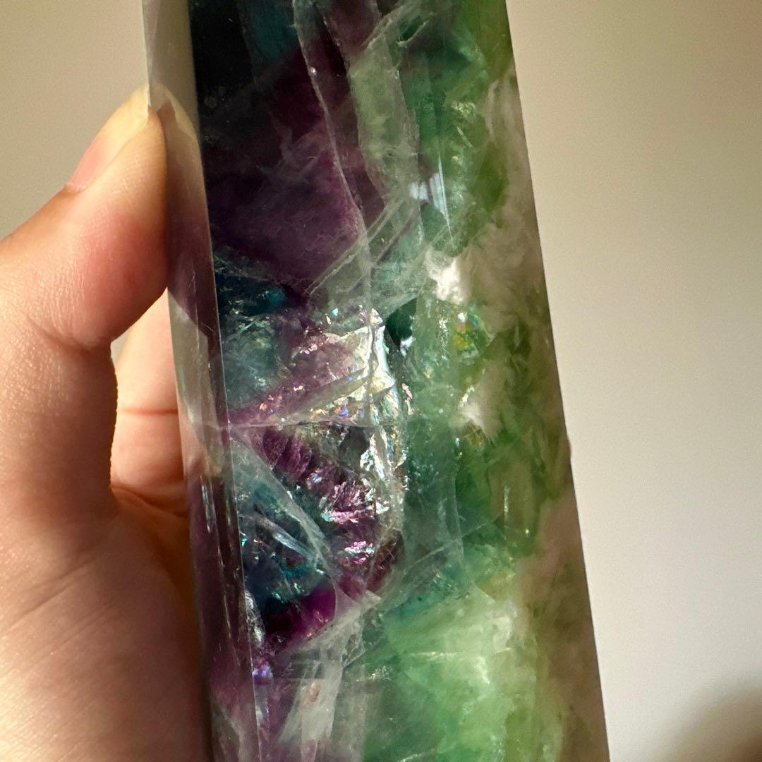 【4,980円】フェザーフローライト　ポイント　天然石