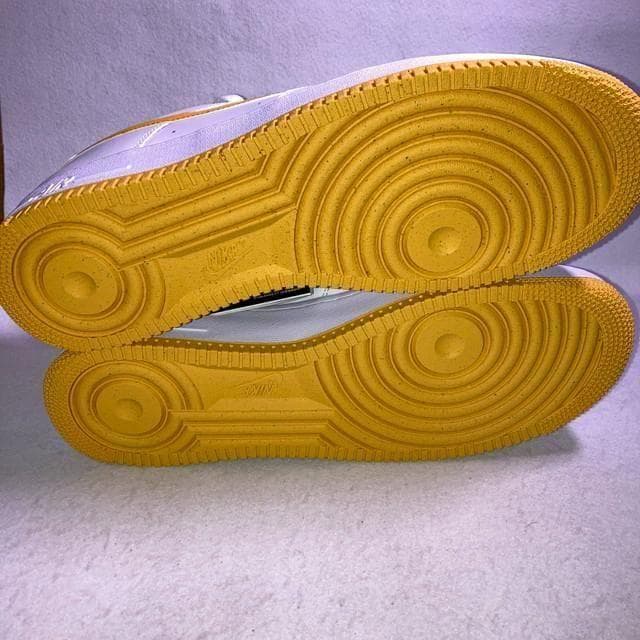 エアフォースワン ロー 白 ホワイト 黄色 イエロー 33cm 箱付き