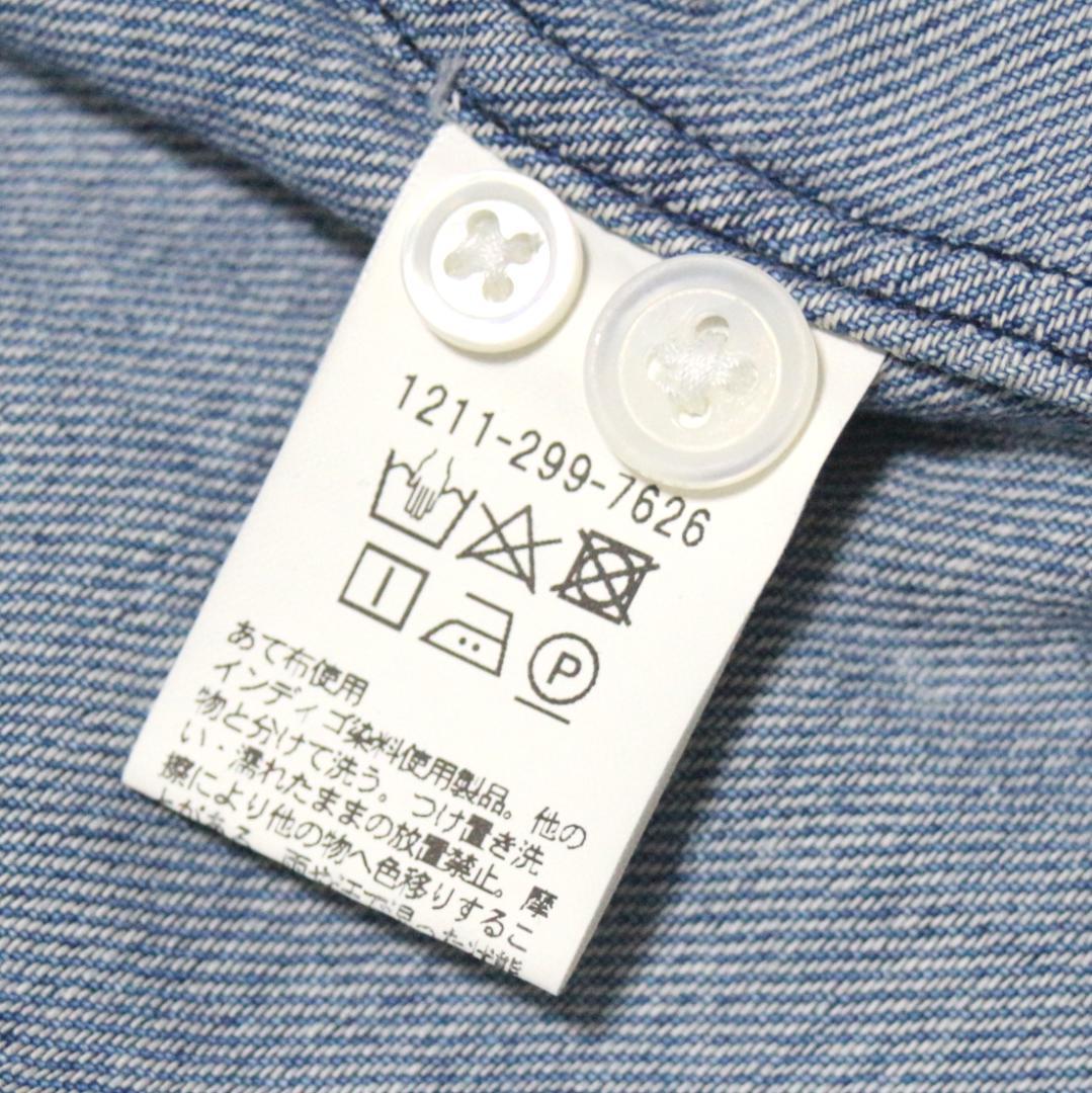 未使用 H beauty&youth BITING DENIM BD SHIRT