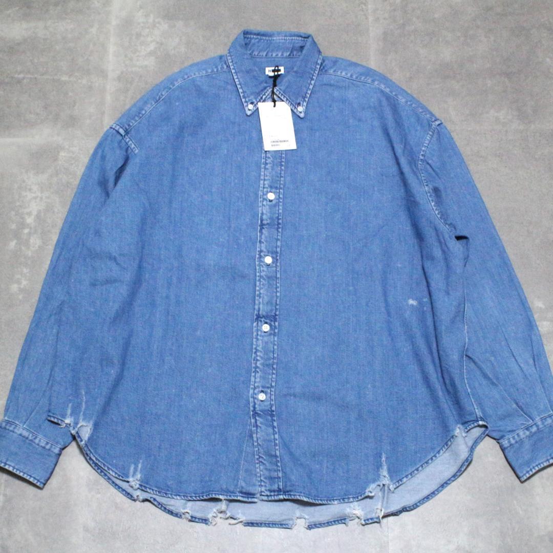 未使用 H beauty&youth BITING DENIM BD SHIRT