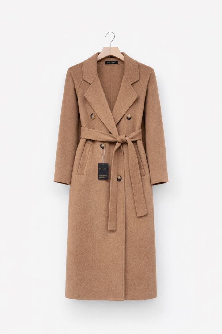 新品Christian milada カシミヤ100％ ロングコート 定価10万