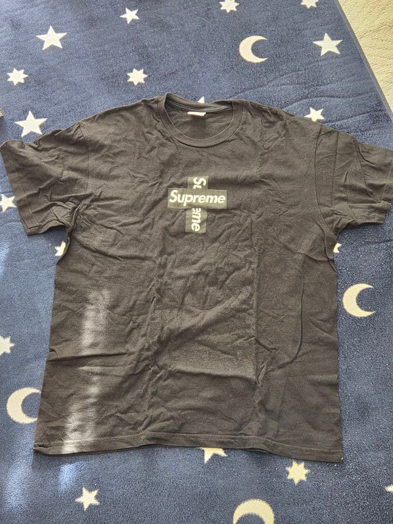Supreme シュプリーム クロスボックスロゴ Tシャツ Lサイズ