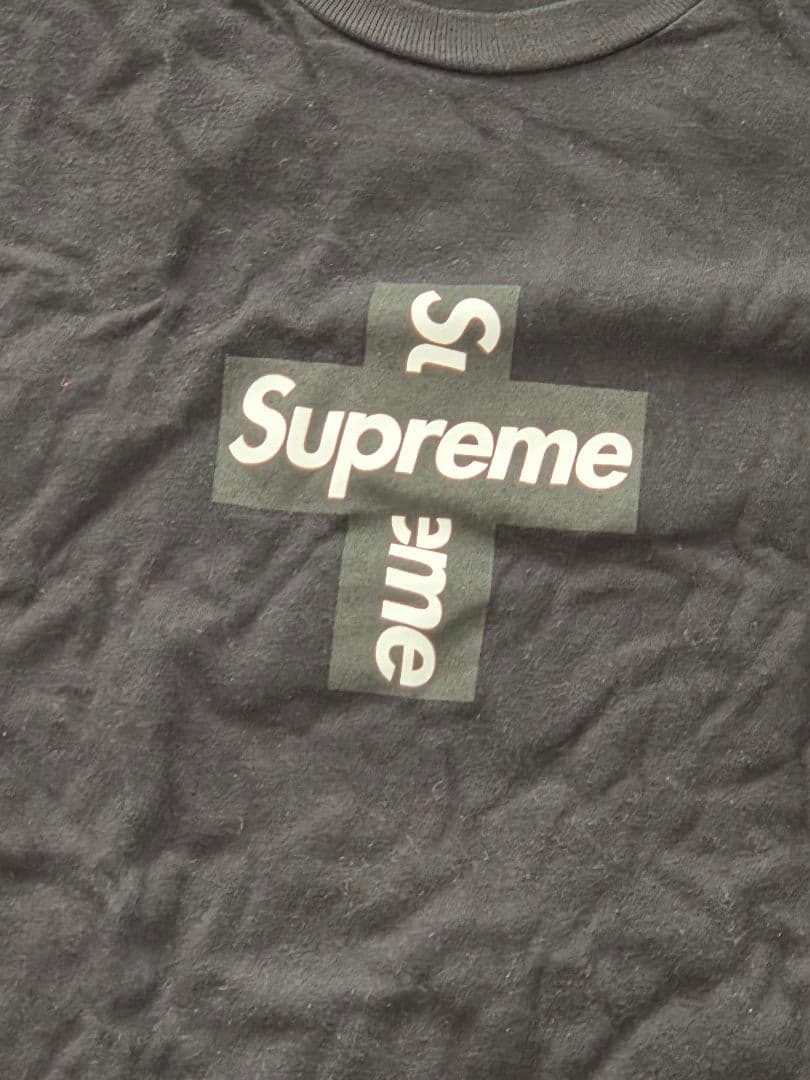Supreme シュプリーム クロスボックスロゴ Tシャツ Lサイズ