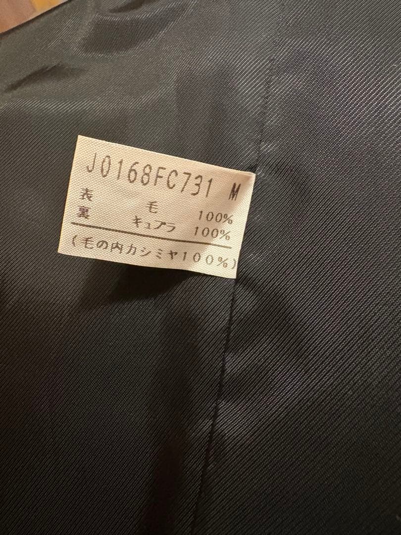 JURGENLEHL ブラック カシミヤロングコート