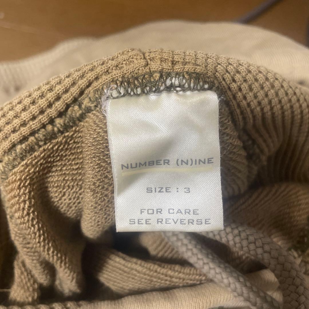 ナンバーナイン　エンブレムフード付き 半袖パーカー